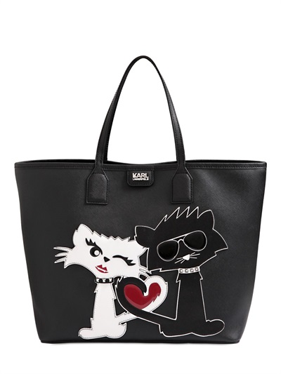Черная сумка с кошкой