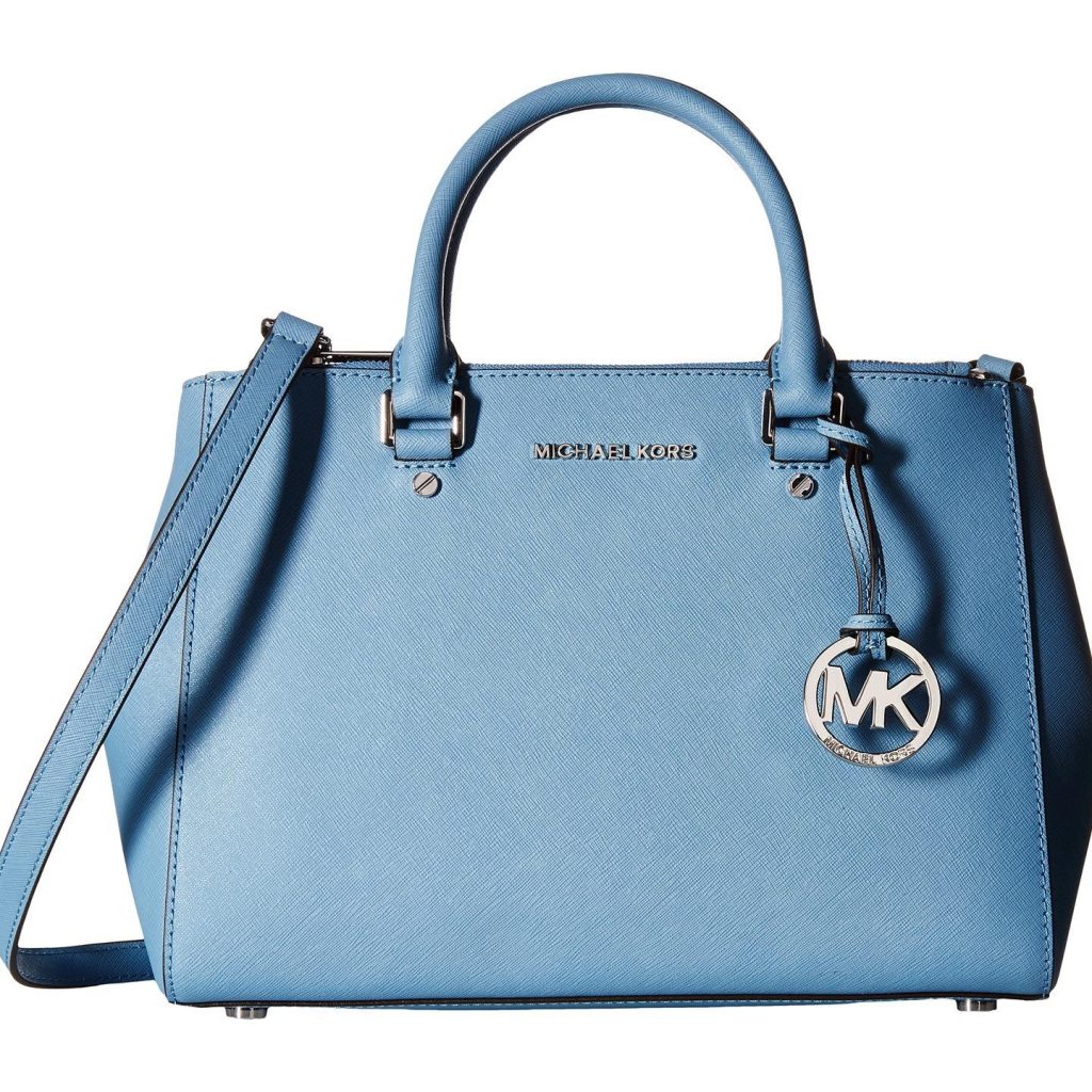 Голубая брендовая сумка