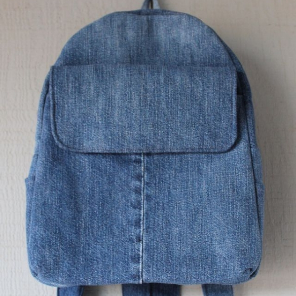 Рюкзак из джинсов своими руками - делаем быстро и правильно модный рюкзак ( фото)