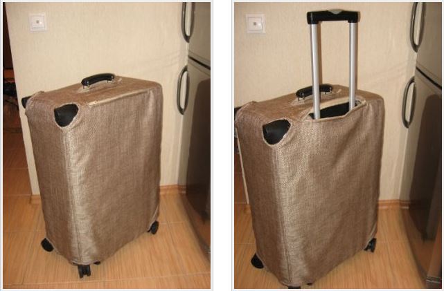 Как быстро сшить чехол для чемодана своими руками, из чего лучше?